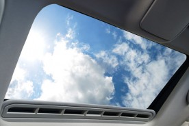 an automobile sunroof